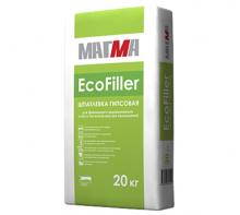 Шпатлевка гипсовая "EcoFiller" фас по 20кг.Магма(1уп-56шт)