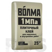 Смесь сухая цементная клеевая "ВОЛМА-1МПА" 25 кг (1 п-48шт.)