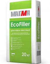 Шпатлевка гипсовая "EcoFiller" фас по 20кг.Магма(1уп-70шт)