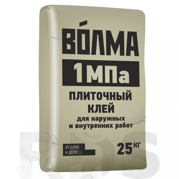 Смесь сухая цементная клеевая "ВОЛМА-1МПА" 25 кг (1 п-48шт.) - купить в Тамбове
