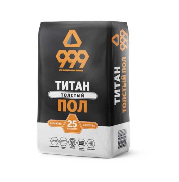 999 Смесь напольная Титан Формматериалы 25 кг (1п=48шт) - купить в Тамбове