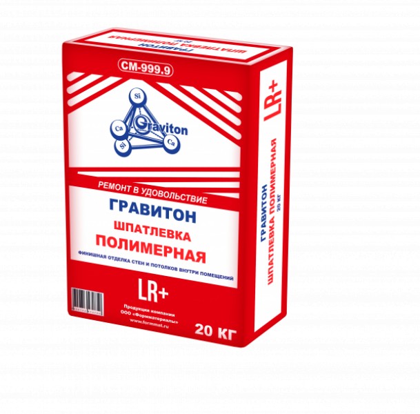 Гравитон Финиш Шпатлевка полимерная 20 кг(Форммат) (1пал=64шт) - купить в Тамбове