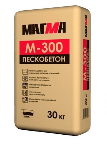 Пескобетон М-300 30кг МАГМА 1п=49 шт - купить в Тамбове