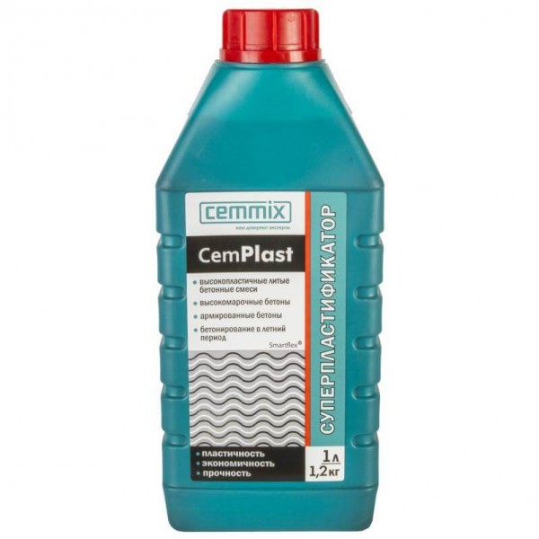 Супер-пластификатор CemPlast 1 л - купить в Тамбове