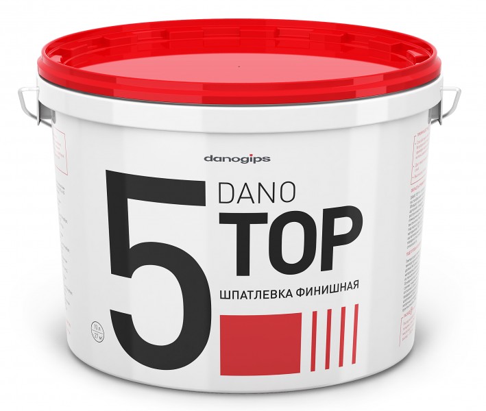 DANOGIPS TOP полимерная финишная шпатлевка (16,5кг) (1под. - 44шт.)и/х - купить в Тамбове